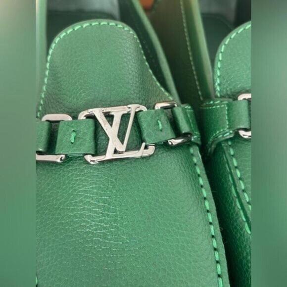 Louis Vuitton Green Monte Carlo Moccasin - Size 10 - Picture 2 of 7